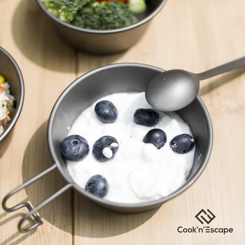 Load image into Gallery viewer, Cook'n'Escape 3-Piece multi-function Titanium durable Cutlery Set