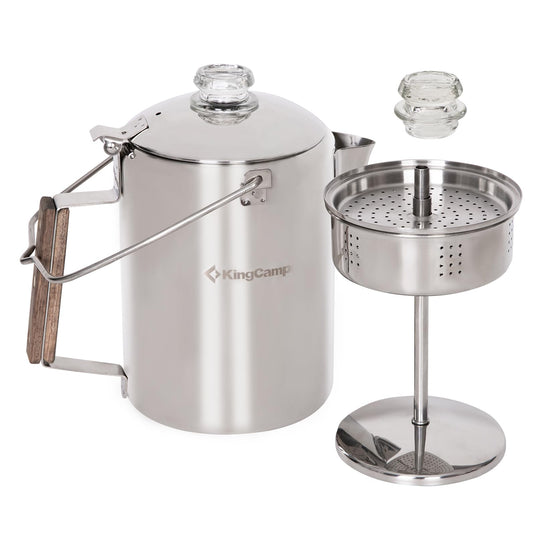 KingCamp Percolator Coffee Pot 9 Cups