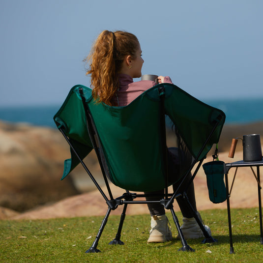 ATEPA Ultralight Backpacking Chair - 440lb Capacity, Compact Folding Camp Chair
