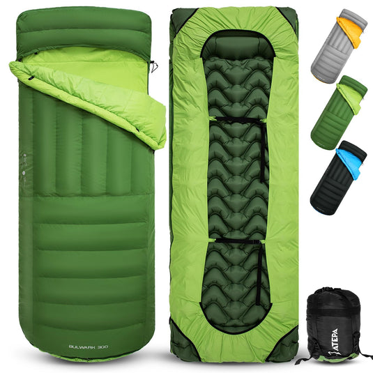 ATEPA BULWARK 300 Down Sleeping Bag-Envelope With Hood