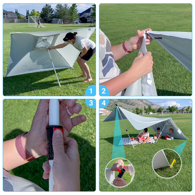 Load image into Gallery viewer, KingCamp Beach Umbrella
