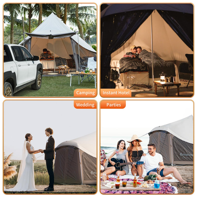 Load image into Gallery viewer, KingCamp KHAN LIGHT Canvas Bell Tent_07