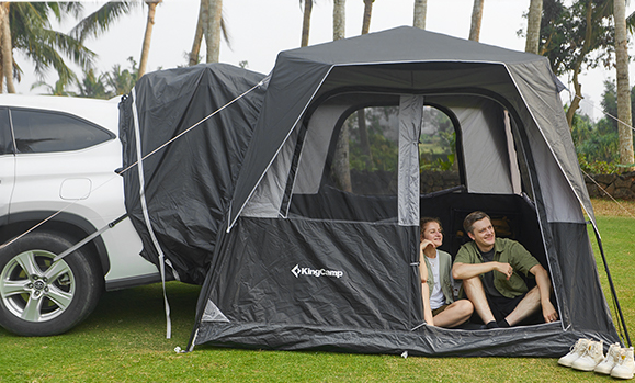 Breezes and Coffee in the Woods: A Weekend Escape with an SUV Tent