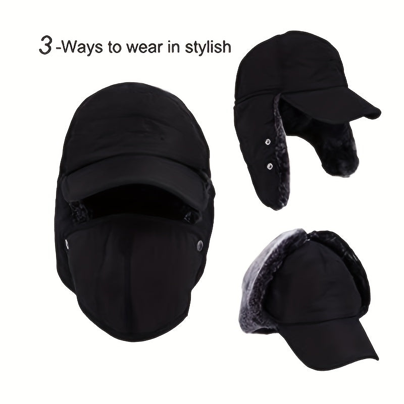 Load image into Gallery viewer, KinWild Winter Warm Men&#39;s Ear Flap Cap

