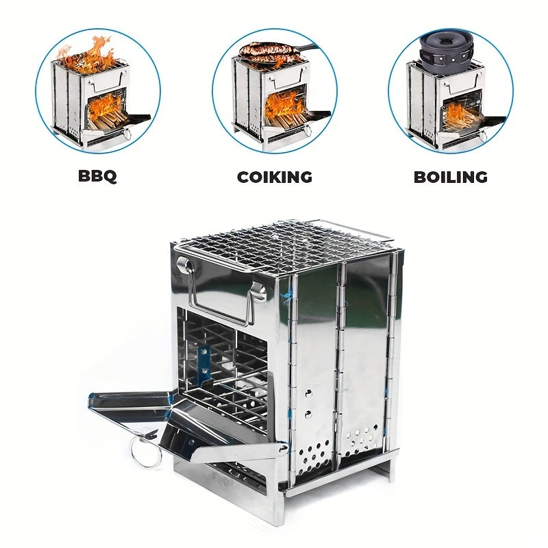 Load image into Gallery viewer, KinWild Stainless Steel Firewood Stove
