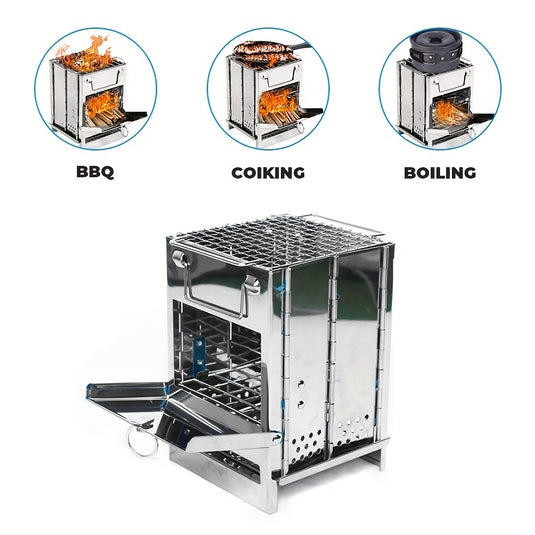 KinWild Stainless Steel Firewood Stove