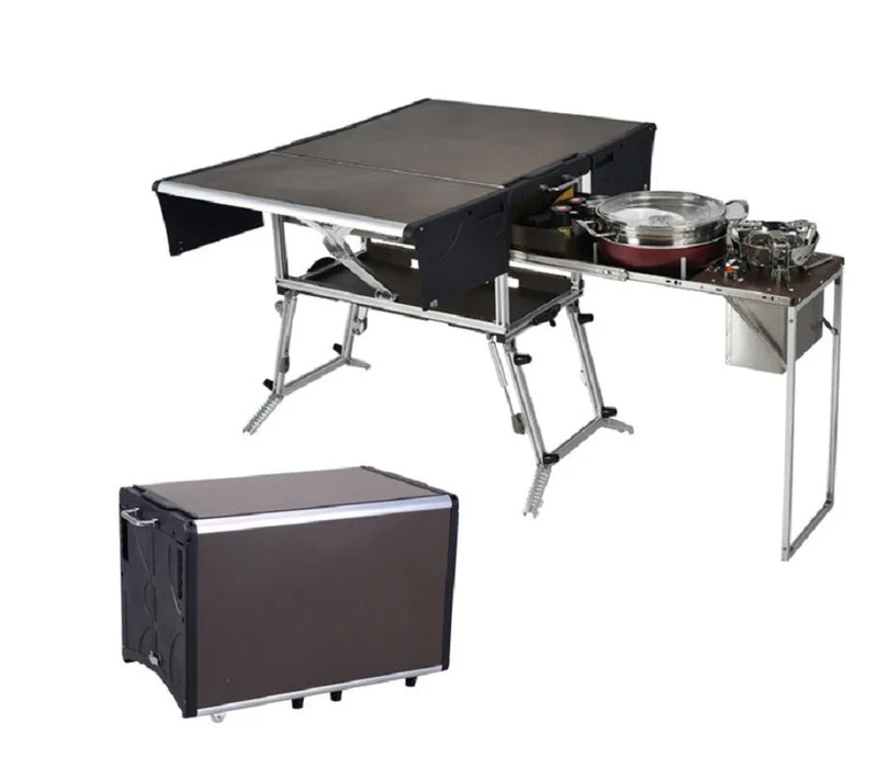 Load image into Gallery viewer, BULIN C650 Portable Mobile Kitchen Gas Stove Desk
