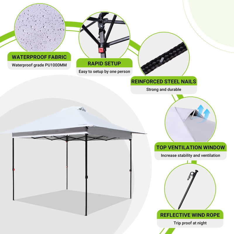 Load image into Gallery viewer, FUNDANGO 10x10ft Pop Up Outdoor Canopy Tent Sun Shelter Tent
