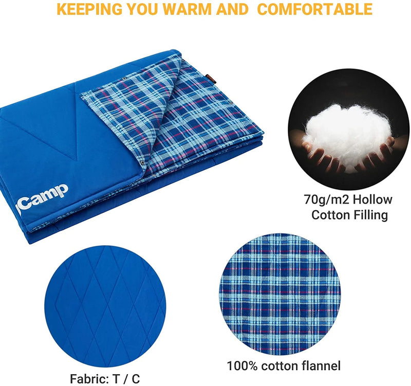 Load image into Gallery viewer, KingCamp LITTORAL Cotton Camping Blanket
