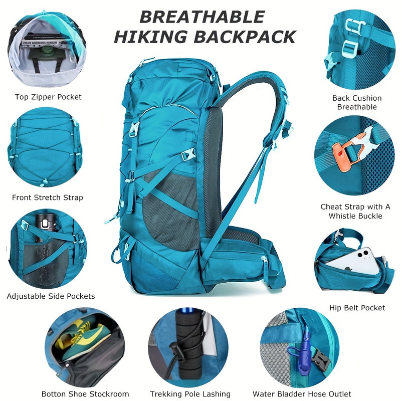 Load image into Gallery viewer, KinWild 50L Hiking Backpack
