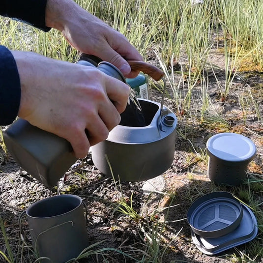 Cook'n'Escape Polar Night Coffee-Tea Set Pro Titanium Coffee-Tea Set