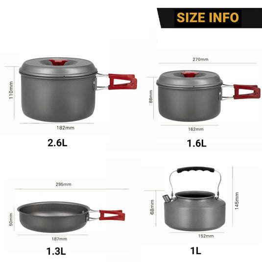 BULIN Camping Cookware Mess Kit