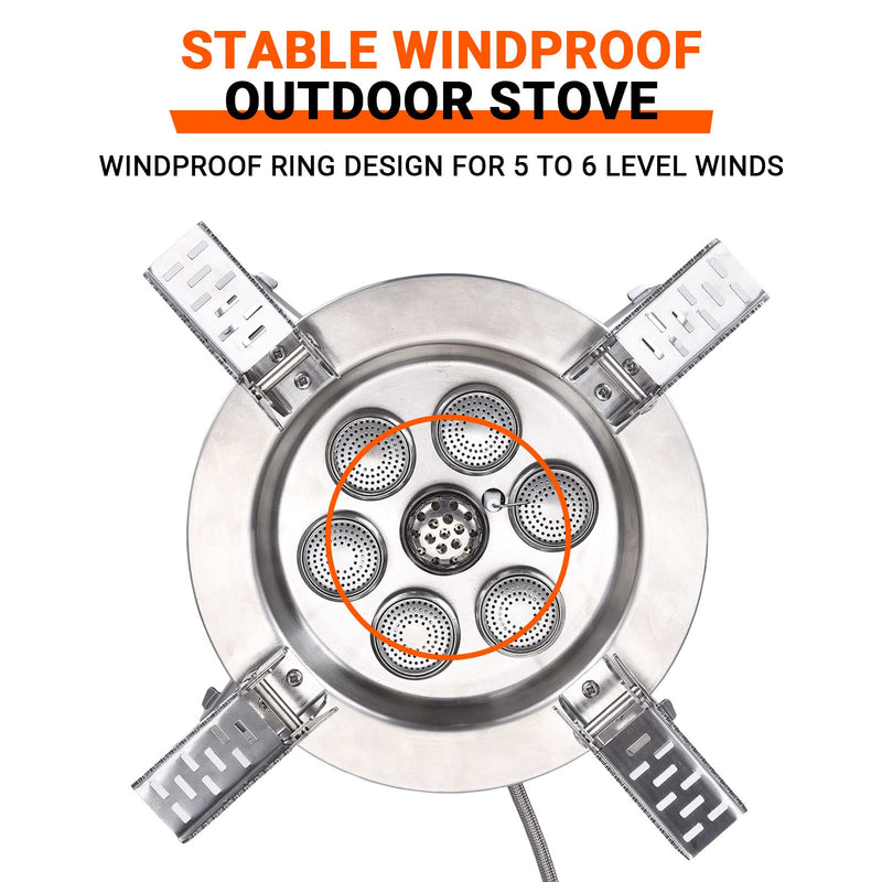 Load image into Gallery viewer, BULIN Camping Gas Stove Burner
