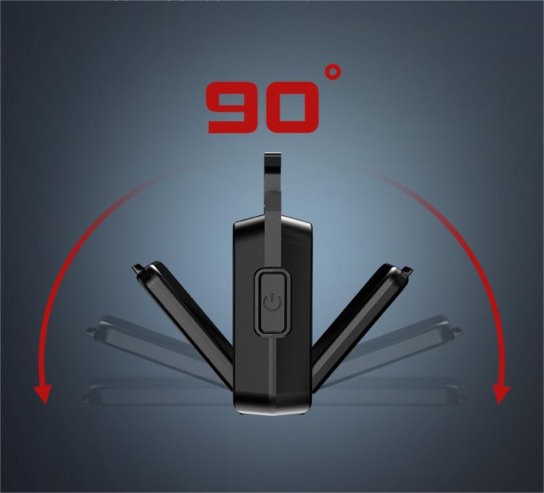 Load image into Gallery viewer, KinWild Keychain Mini LED Flashlight Double COB
