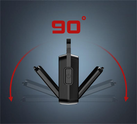 KinWild Keychain Mini LED Flashlight Double COB