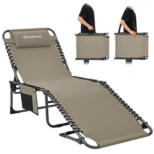 KingCamp BERLIN Outdoor Chaise Lounge Chair