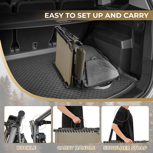 KingCamp 5 Position Outdoor Chaise Lounge Chair Easy to Set Up