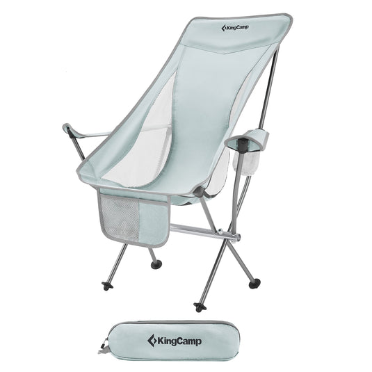 KingCamp CAMELLIA Ultralight High Back Camping Chair Ergonomic