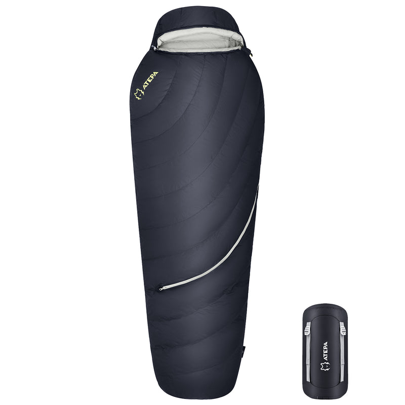 Load image into Gallery viewer, ATEPA DENALI 320 Down Sleeping Bag-Mummy Black
