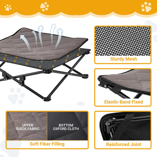 KingCamp PETS SEDUM Dog Cot Elevated Dog Bed