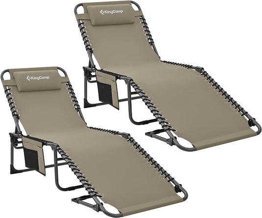 KingCamp BERLIN Classic Adjustable Cot Lounge Chair