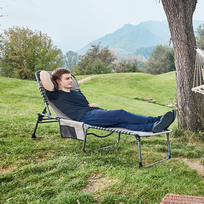 Load image into Gallery viewer, KingCamp BERLIN Classic Adjustable Cot Lounge Chair
