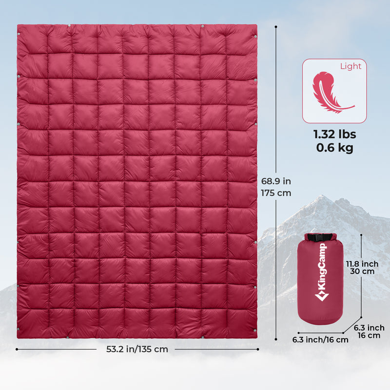Load image into Gallery viewer, KingCamp Lightweight Camping Blanket Packable Blanket Water Repellent
