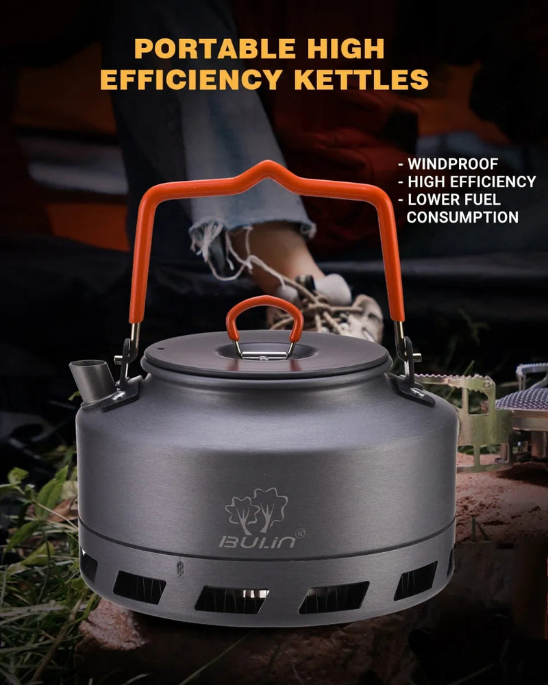 Load image into Gallery viewer, BULIN Camping Kettle Outdoor Kettle
