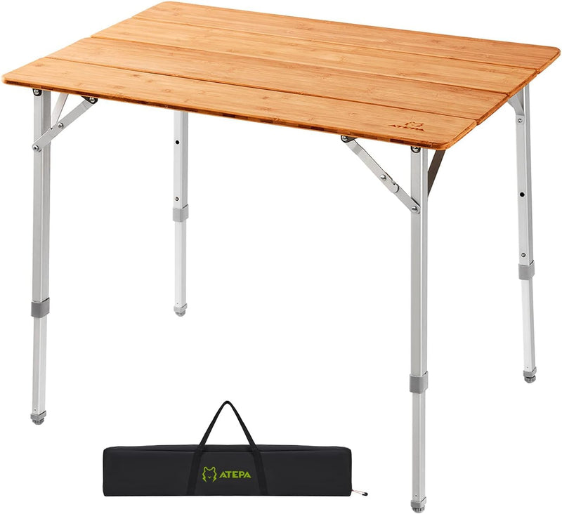 Load image into Gallery viewer, ATEPA BAMBOO 4-Folded Bamboo Table
