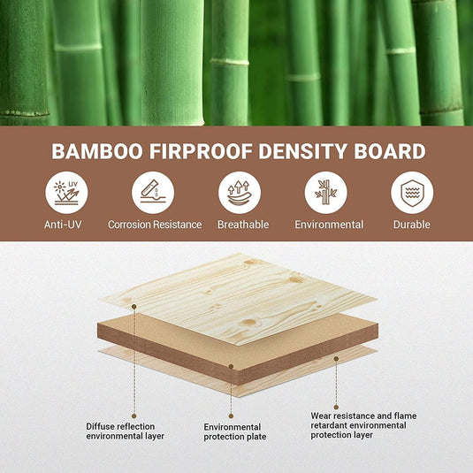 ATEPA BAMBOO 4-Folded Bamboo Table