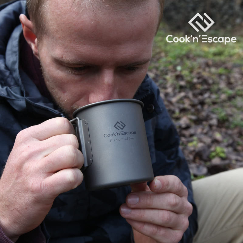 Load image into Gallery viewer, Cook&#39;n&#39;Escape 375ml Titanium Cup
