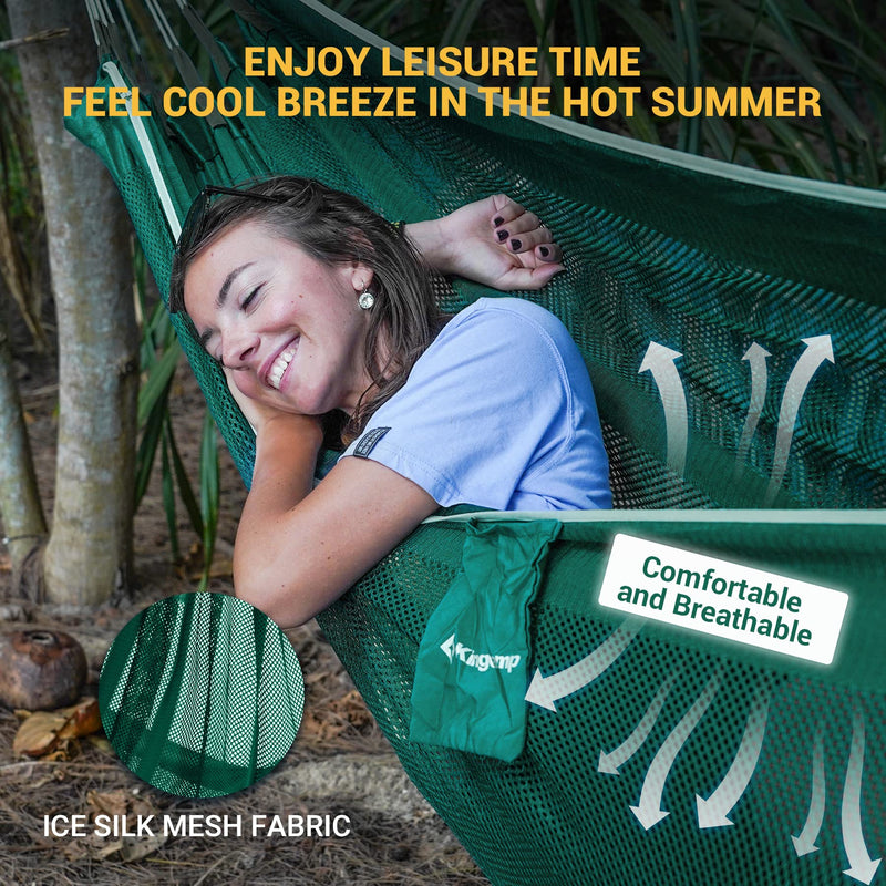 Load image into Gallery viewer, KingCamp POCAHONTAS Hammock Versatile Double Hammock with Dismantling Wooden Sticks
