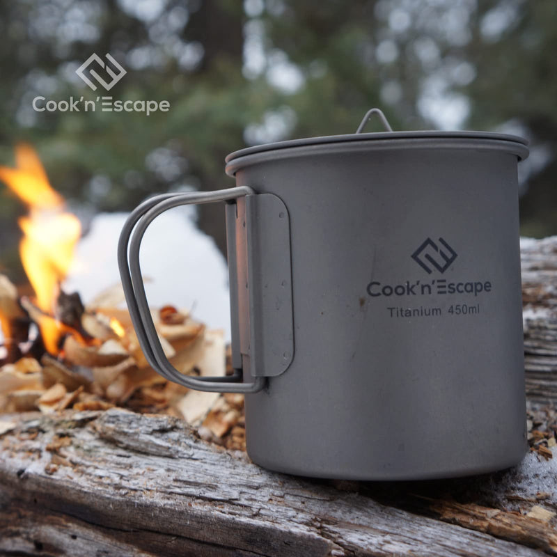 Load image into Gallery viewer, Cook&#39;n&#39;Escape 450ml Titanium Cup
