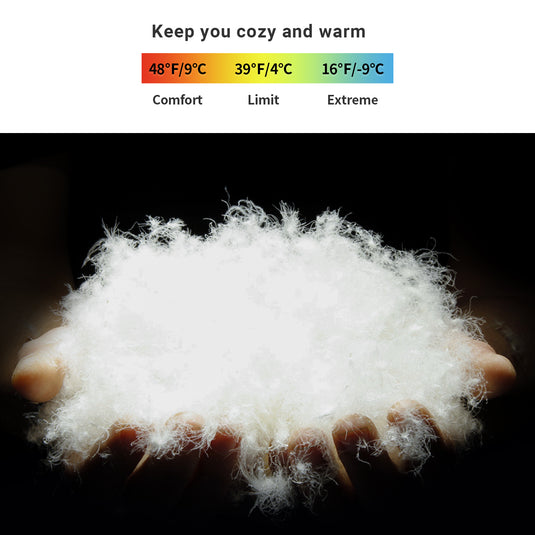 ATEPA DENALI 320 Down Sleeping Bag-Mummy Blue