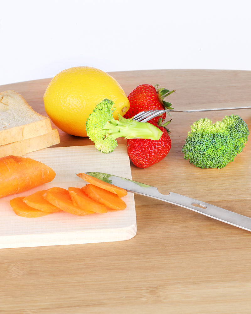 Load image into Gallery viewer, KingCamp Cutlery Set Three-Piece Knife/Fork/Spoon Set
