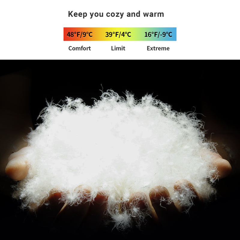 Load image into Gallery viewer, ATEPA DENALI 320 Down Sleeping Bag-Mummy Black
