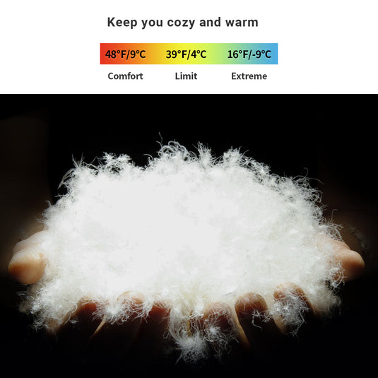 ATEPA DENALI 320 Down Sleeping Bag-Mummy Black