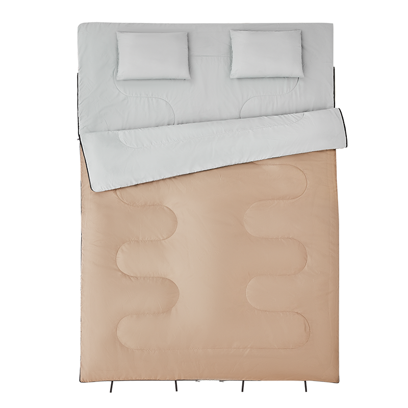 Load image into Gallery viewer, FUNDANGO Double Camping Sleeping Bags with Pillows
