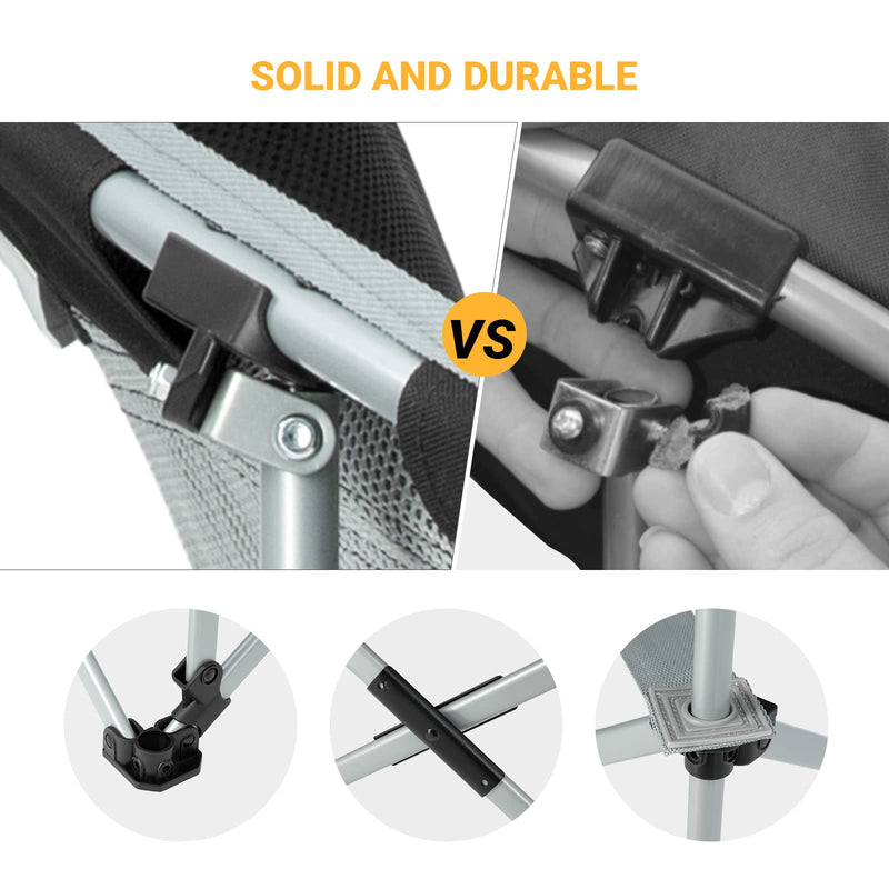 Load image into Gallery viewer, WEJOY Foldable Moon Chairs with Padded Pillow, Cup Holder
