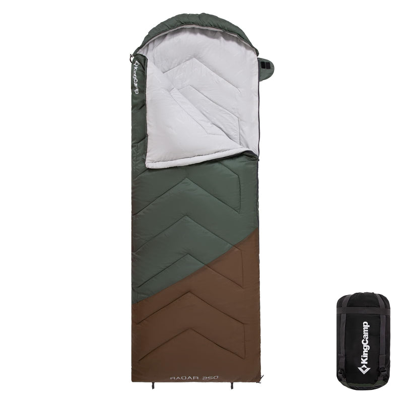 Load image into Gallery viewer, KingCamp RADAR 250 Sleeping Bag-Envelope With Hood
