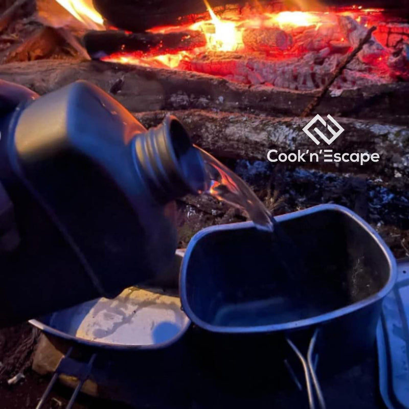 Load image into Gallery viewer, Cook&#39;n&#39;Escape Titanium Canteen, 3.3 gal (1 L)
