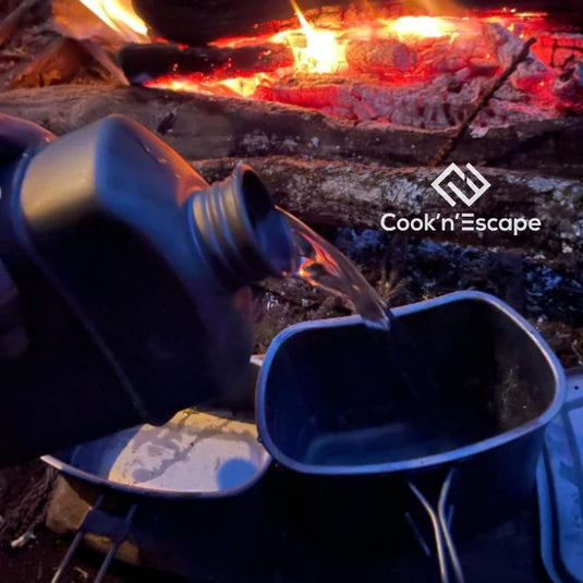 Cook'n'Escape Titanium Canteen, 3.3 gal (1 L)