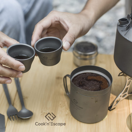Cook'n'Escape Polar Night Coffee-Tea Set Pro Titanium Coffee-Tea Set