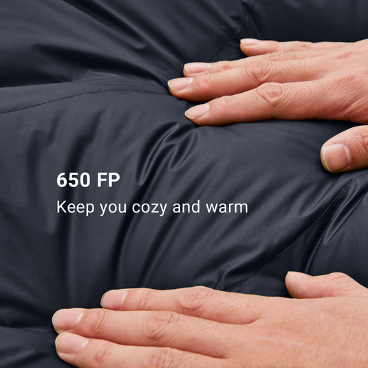 ATEPA DENALI 320 Down Sleeping Bag-Mummy Black