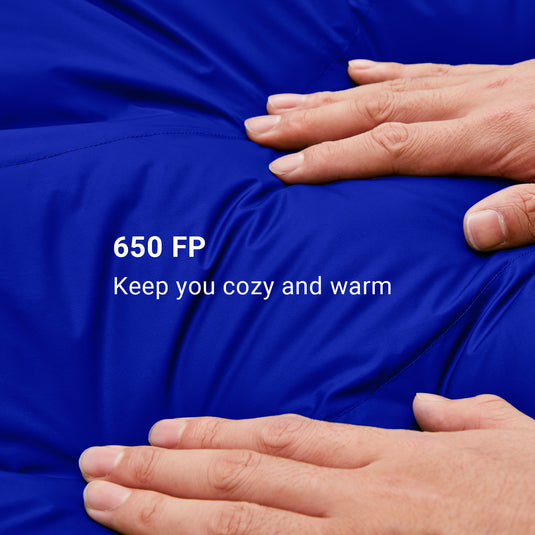 ATEPA DENALI 320 Down Sleeping Bag-Mummy Blue