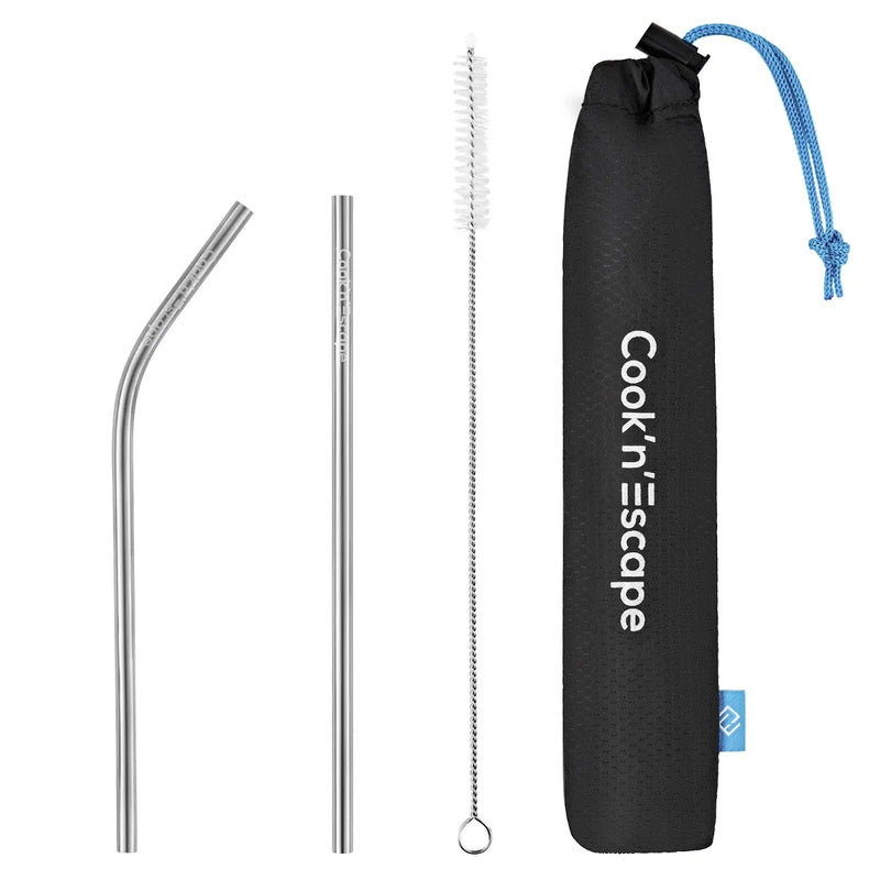 Load image into Gallery viewer, Cook'n'Escape Titanium Straws
