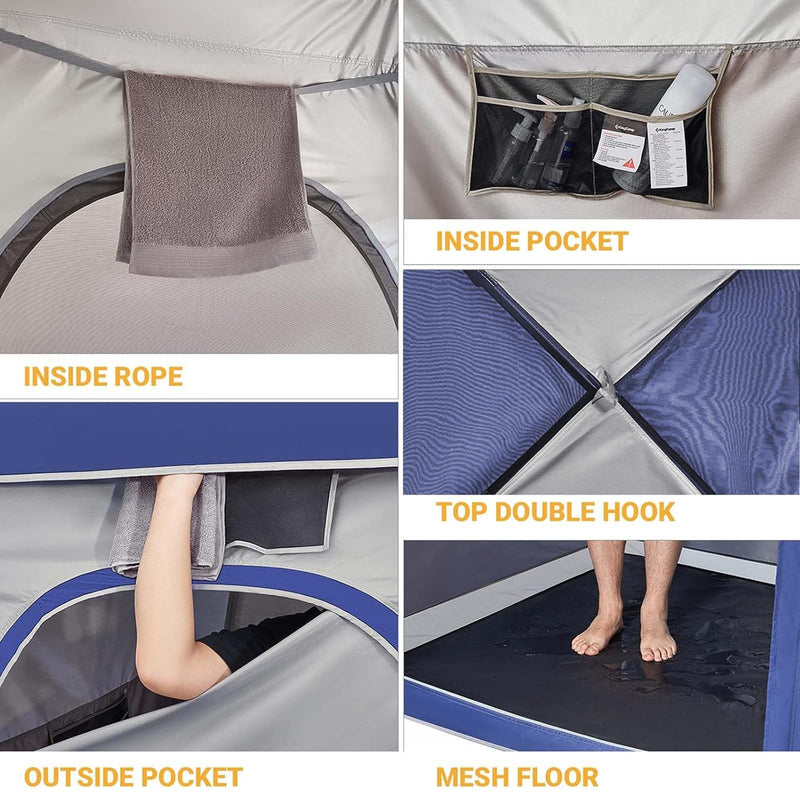 Load image into Gallery viewer, KingCamp MARASUSA Shower Tent 1 Room Privacy Shelter
