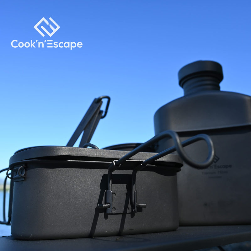 Load image into Gallery viewer, Cook&#39;n&#39;Escape Titanium Canteen Mesh Kit
