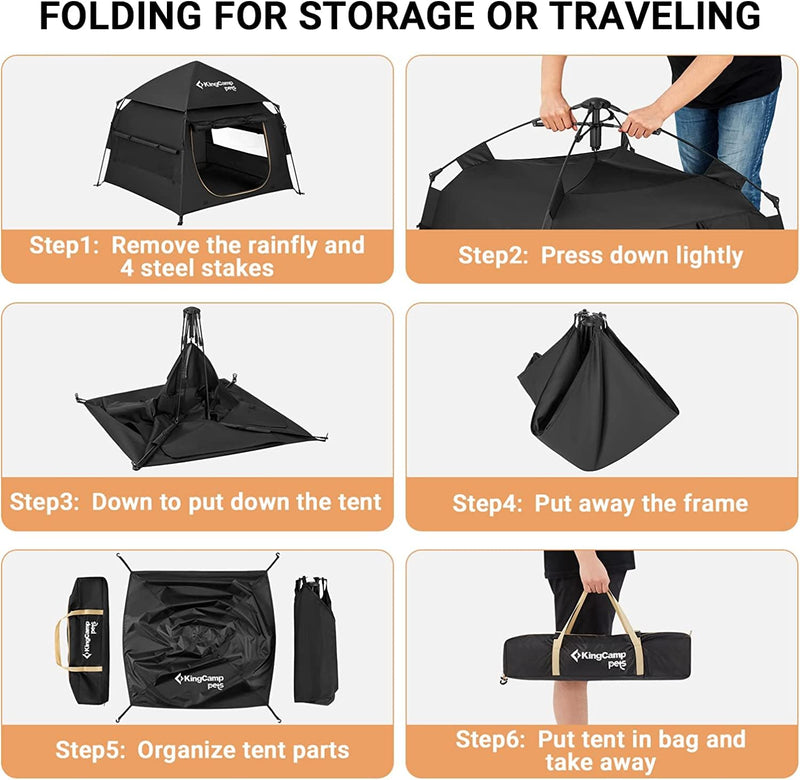 Load image into Gallery viewer, KingCamp PETS Sentry XL Dog Tent
