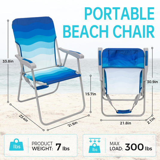 WEJOY Tall Beach Chair